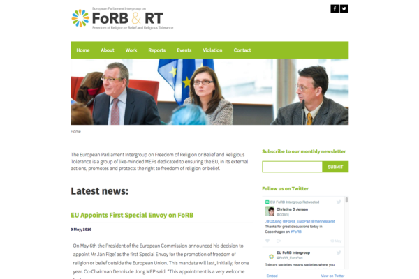 FORB&RT – European Parliament Intergroup